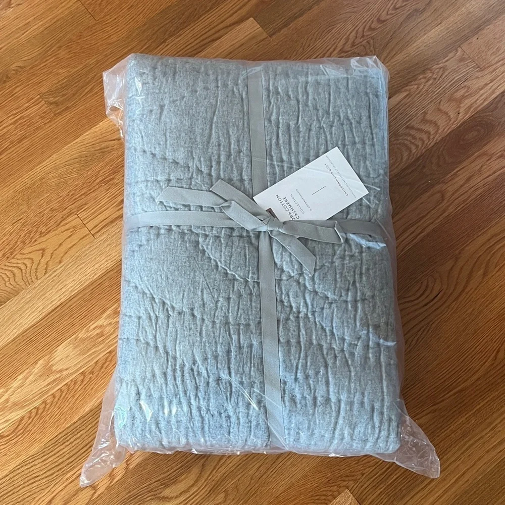 Anthropologie Alora Cotton Cashmere Quilt Size Cal King NIP